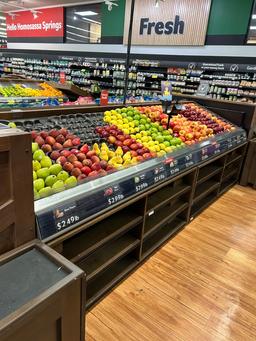 6ft Slanted Produce Tables