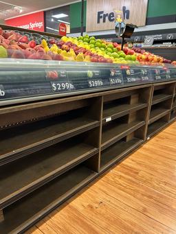 6ft Slanted Produce Tables