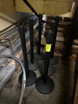 GROUP OF STANCHIONS