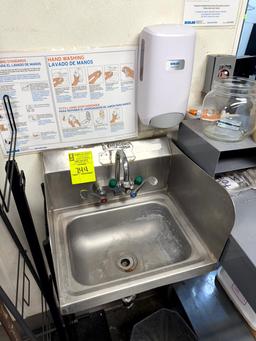 HAND SINK AND SOAP DISPENSER