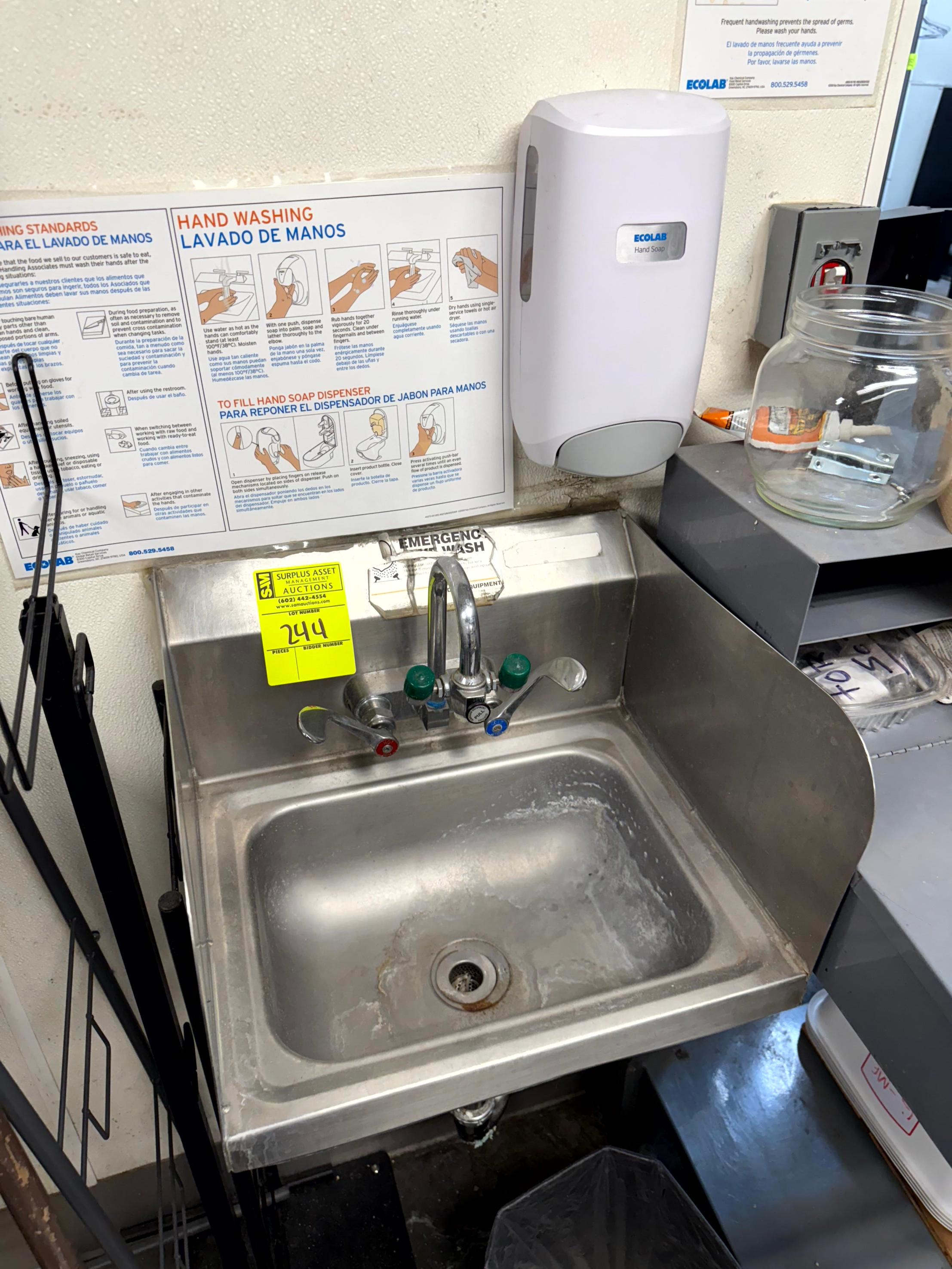 HAND SINK AND SOAP DISPENSER
