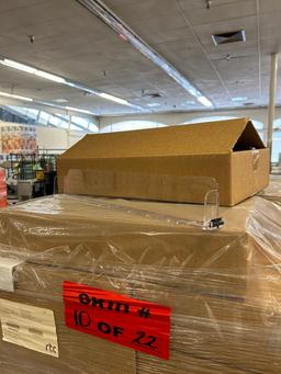 PALLET OF RTC 20IN CLEAR RIGHT TRACKS NO PUSHER