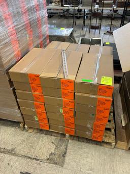 PALLET OF RTC 20IN CLEAR RIGHT TRACKS NO PUSHER