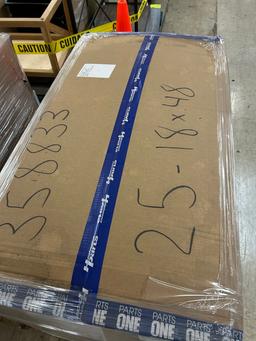 NEW IN BOX HILL PHOENIX BLACK 18IN X 48IN CASE SHELVES