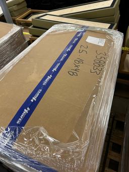 NEW IN BOX HILL PHOENIX BLACK 18IN X 48IN CASE SHELVES