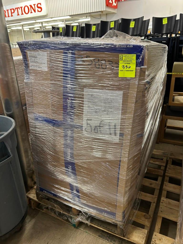 NEW IN BOX HILL PHOENIX BLACK 18IN X 48IN CASE SHELVES