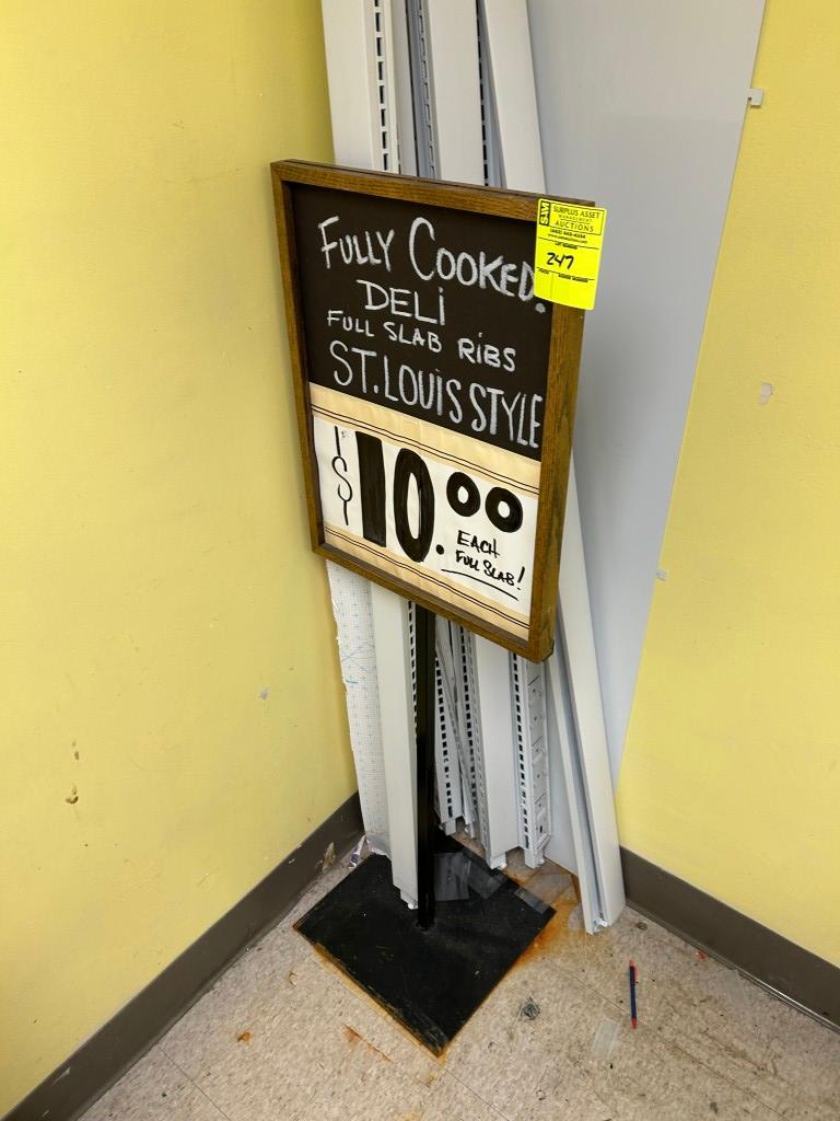 CHALKBOARD SIGN