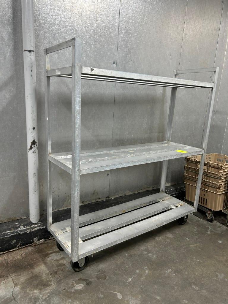 ASSORTED ALUMINUM COOLER CARTS