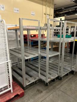 ASSORTED ALUMINUM COOLER CARTS