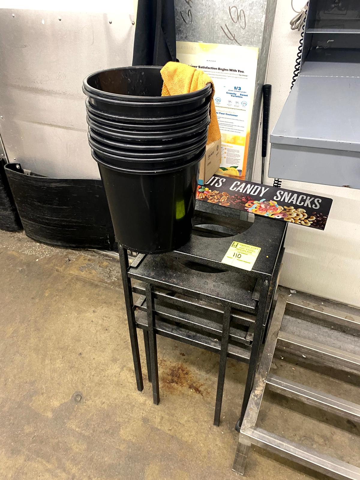 FLORAL BUCKETS WITH STANDS