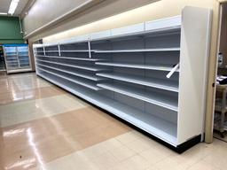 35FT RUN OF MADIX SHELVING