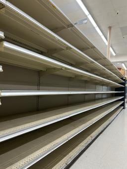 52FT OF MADIX WALL SHELVING
