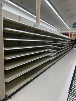 52FT OF MADIX WALL SHELVING