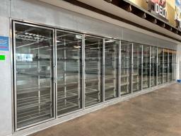 GLASS DOOR FREEZER/COOLER WALK-IN COMBO BOX