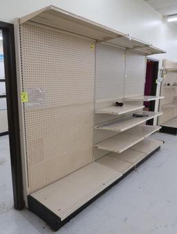 Lozier wall shelving, 10' run