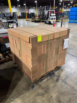 Pallet of cardboard boxes