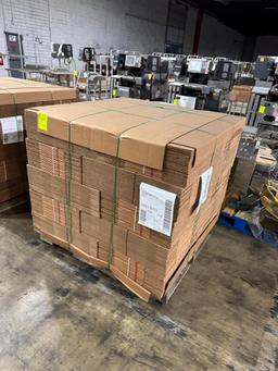Pallet of cardboard boxes