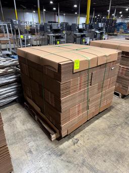 Pallet of cardboard boxes