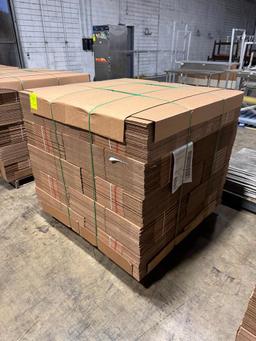 Pallet of cardboard boxes