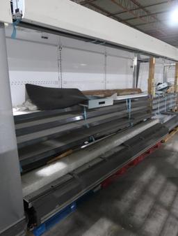 Hussmann refrigerated multideck case, no ends, 12' case