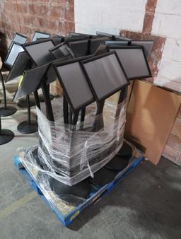 sign holder stands