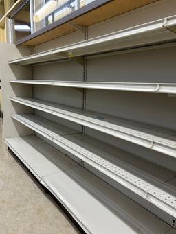 22FT OF MADIX WALL SHELVING