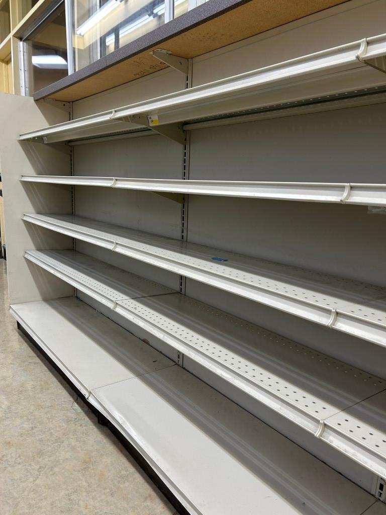 22FT OF MADIX WALL SHELVING
