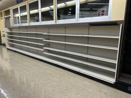 22FT OF MADIX WALL SHELVING