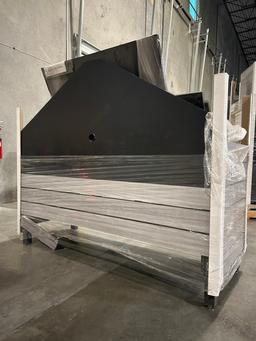 JSI 63IN X 24IN WOODEN MERCHANDISING TABLE