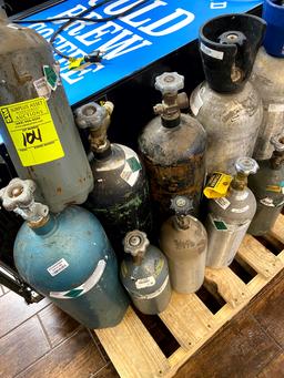 GROUP OF CYLINDER TANKS