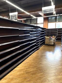 33FT RUN OF LOZIER SHELVING