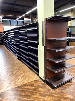 33FT RUN OF LOZIER SHELVING