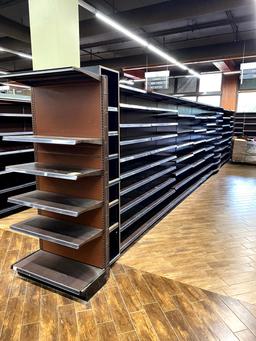 33FT RUN OF LOZIER SHELVING