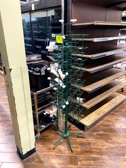 GREEN WIRE MERCHANDISER