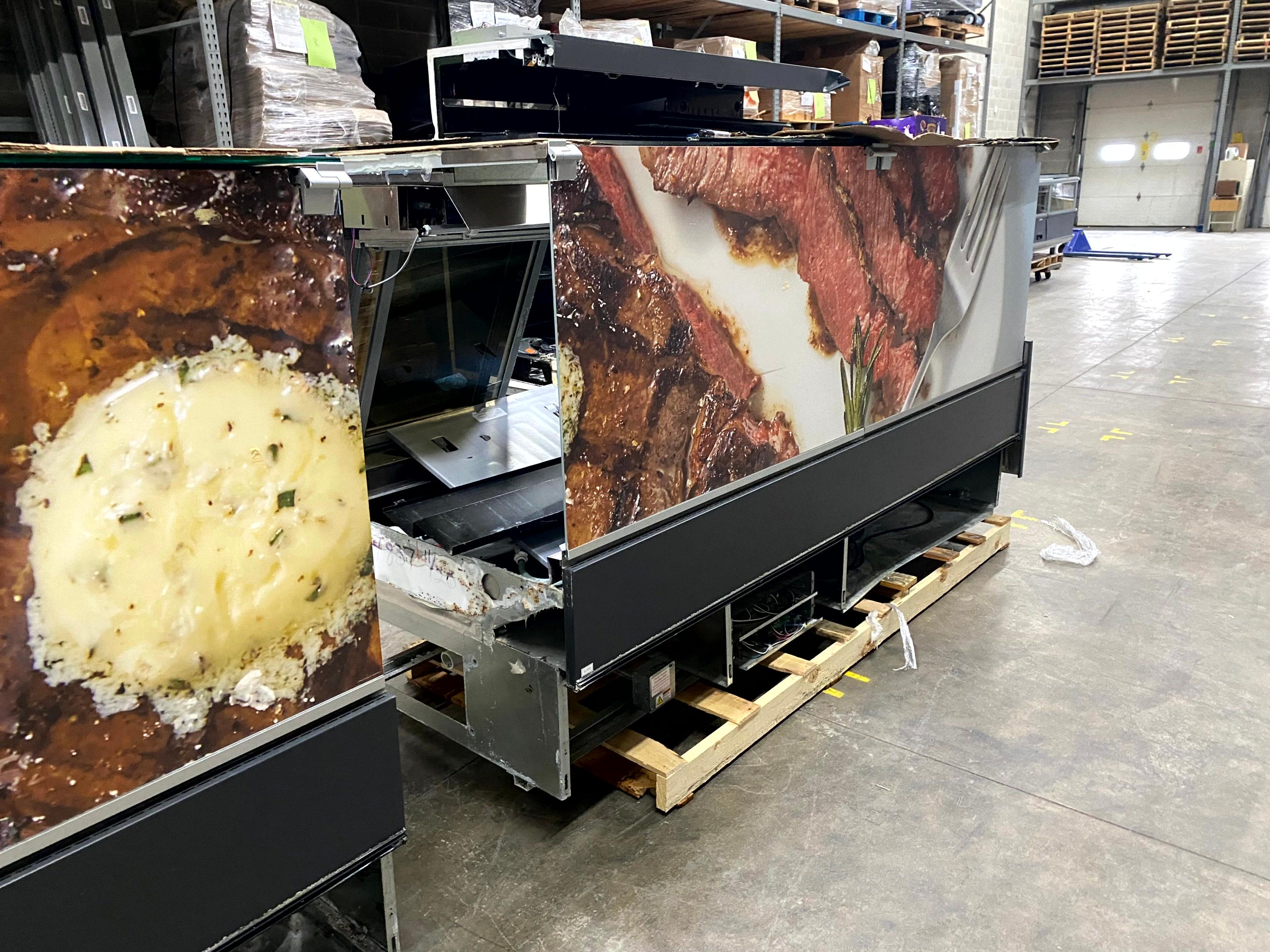 16FT RUN OF 2019 HILL PHOENIX MEAT CASES