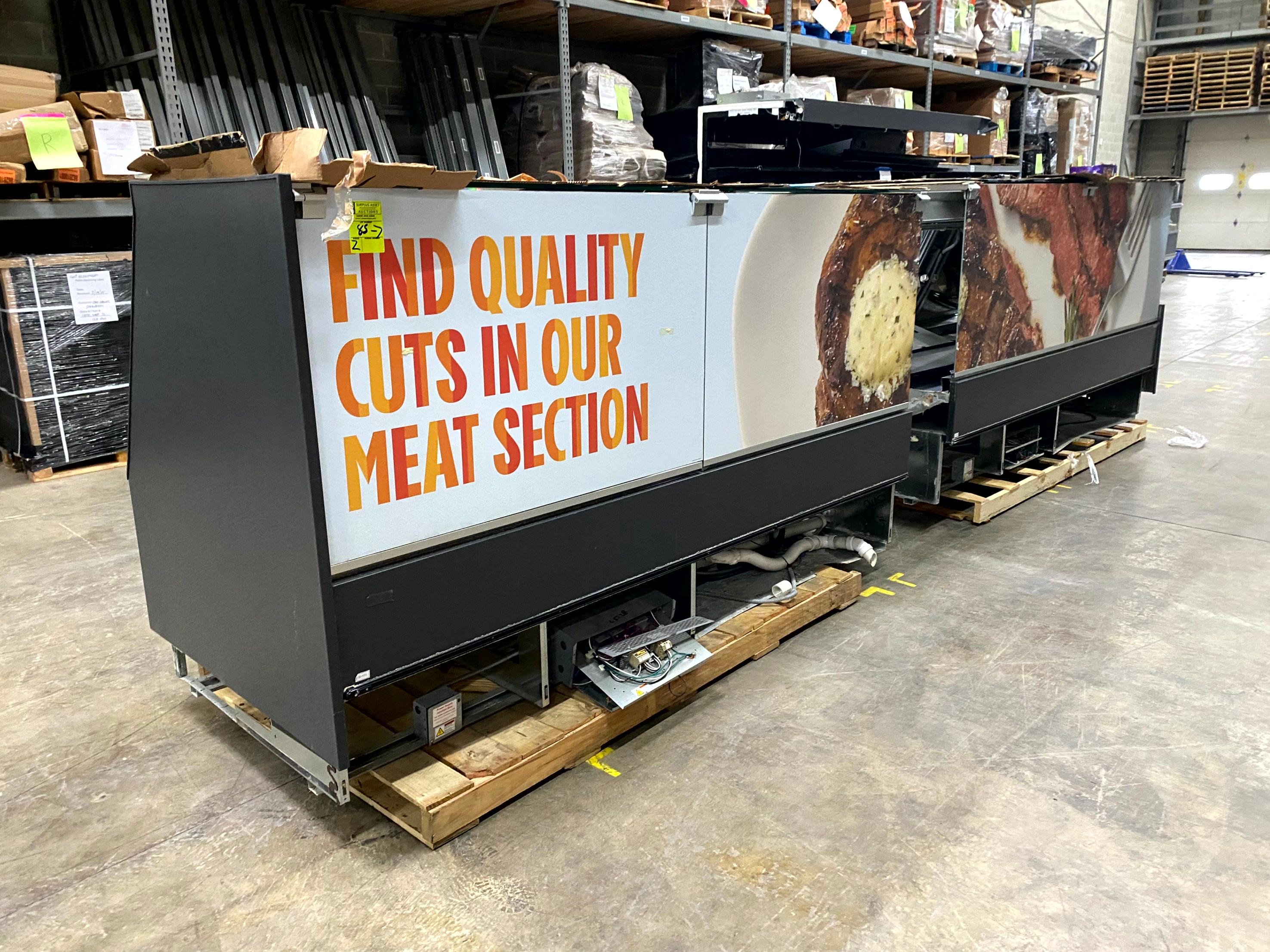 16FT RUN OF 2019 HILL PHOENIX MEAT CASES