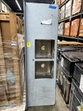 TWO COMPARTMENT STAINLESS STEEL SINK