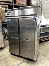 CONTINENTAL TWO DOOR STAINLESS FREEZER