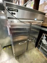 CONTINENTAL TWO DOOR STAINLESS FREEZER