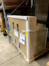 PALLET OF 4FT WOOD FLORAL STEPS