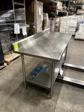 6FT X 30" X 40" STAINLESS STEEL TABLE