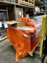 PALLET OF BLACK CAN SLIDER SHELVING RAILS