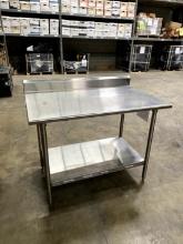 4FT X 30" X 40" STAINLESS STEEL TABLE
