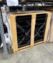 CRATE OF KPS 46" X 35" WIRE SHELVES