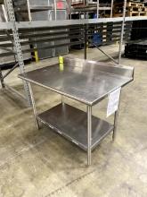 4FT X 30" X 40" STAINLESS STEEL TABLE