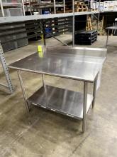 4FT X 30" X 40" STAINLESS STEEL TABLE