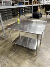 4FT X 30" X 40" STAINLESS STEEL TABLE
