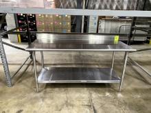 6FT X 30" X 40" STAINLESS STEEL TABLE