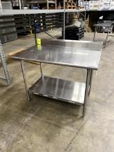 4FT X 30" X 40" STAINLESS STEEL TABLE