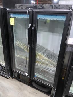 True two door refrigerator merchandiser